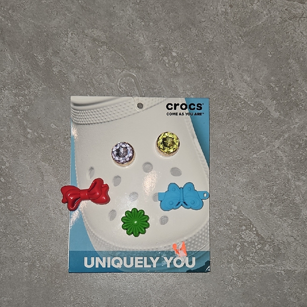 CROCS Red and Blue Jewelry Accessories Set